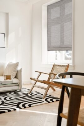 Clemente Cobblestone 2 Portfolio Roman Shades