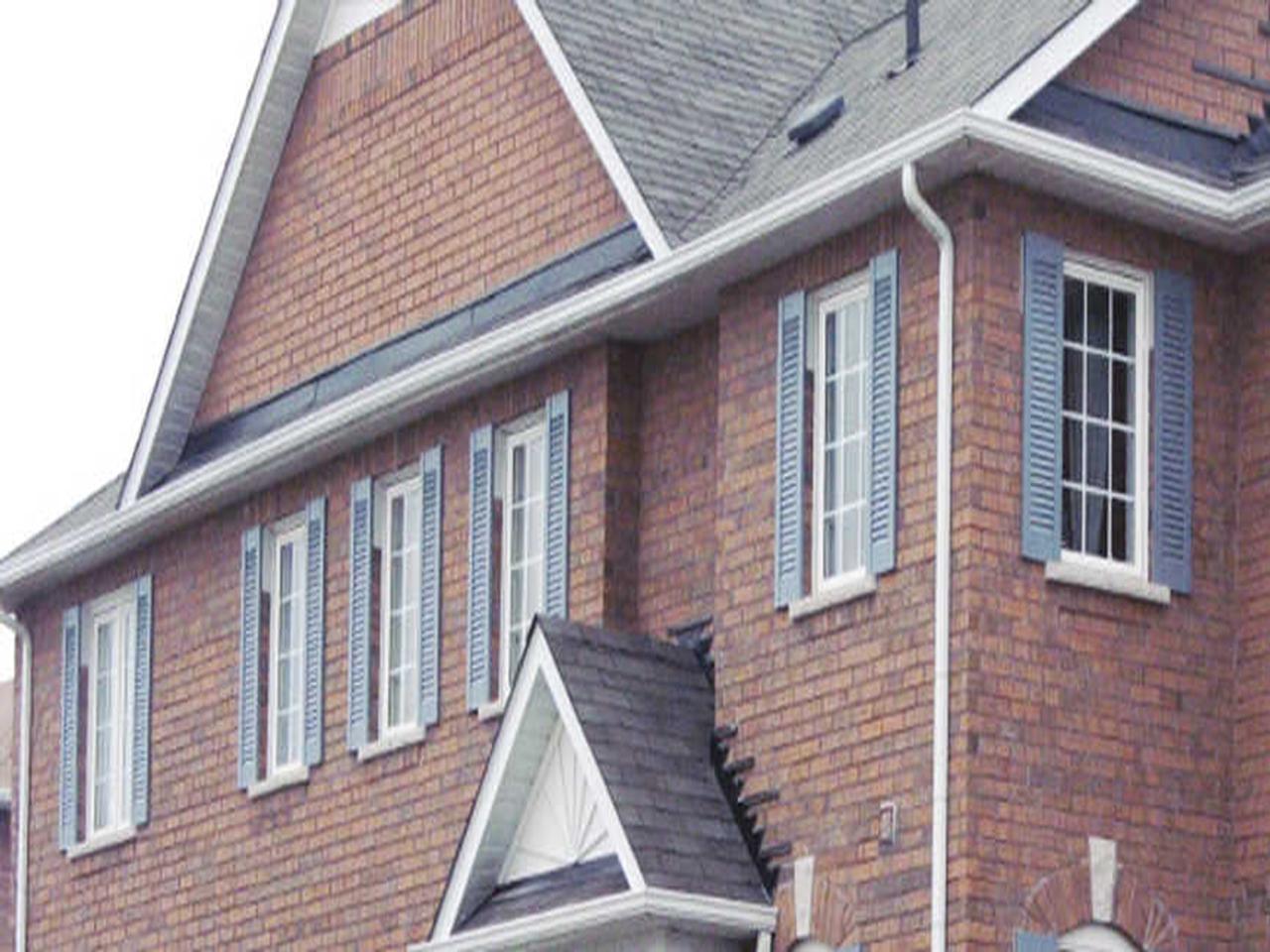 louvered exterior shutters