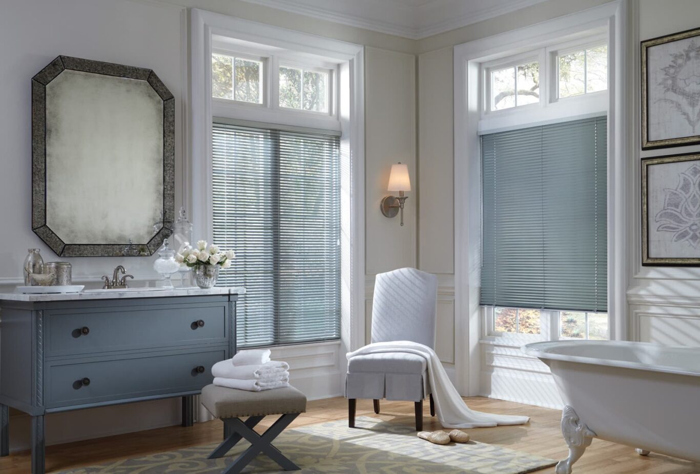 Modern Precious Metals aluminum blinds