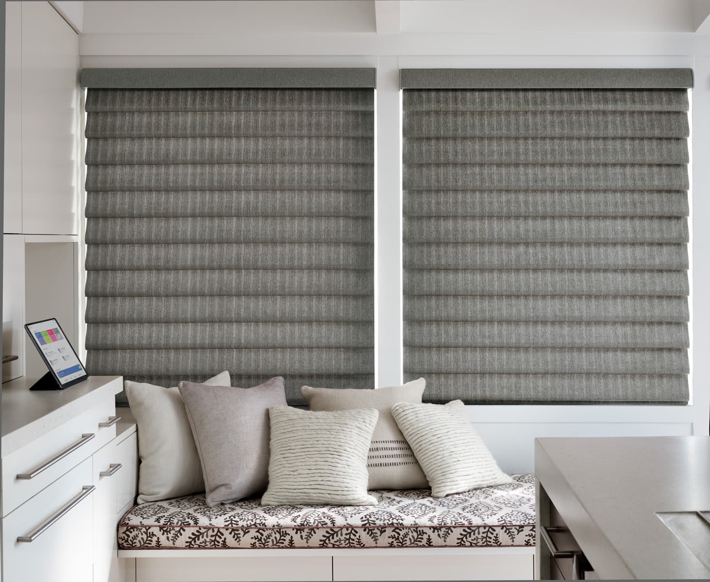 Vignette Modern Roman Shades brooklyntweed hardware detail Vignette® Modern Roman Shades