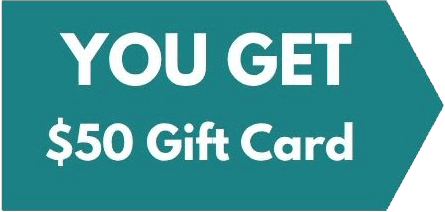 You get a $50 Gift Card